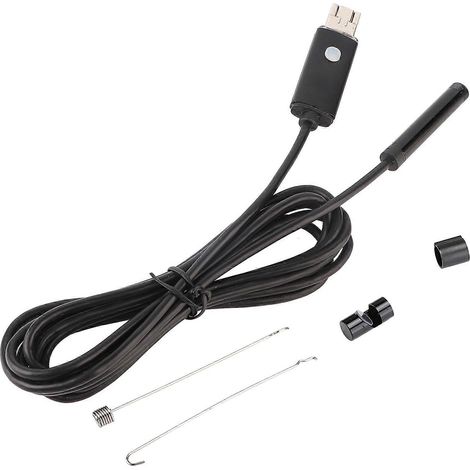 2-in-1 HD IP67 wasserdichtes 8-mm-Universal-Endoskop für Mobiltelefone und Computer unter Windows mit 2 m Kabel (1/5)