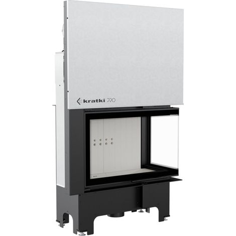 Kratki Kamineinsatz VNP 810/410 rechts Hebetür 14 kW Kamin Kaminofen Heizeinsatz (1/5)