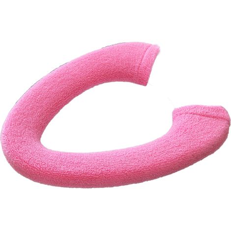 Couverture De Siège De Toilette En Peluche Épaisse Pour Hiver - Douce Et Chaude - Installation Facile Avec Crochets - Lot De 1 (1/5)