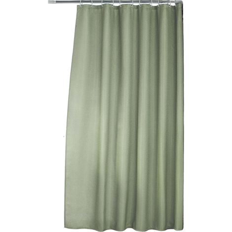 Rideau de douche 180 x 200 cm Quartz sauge (1/3)
