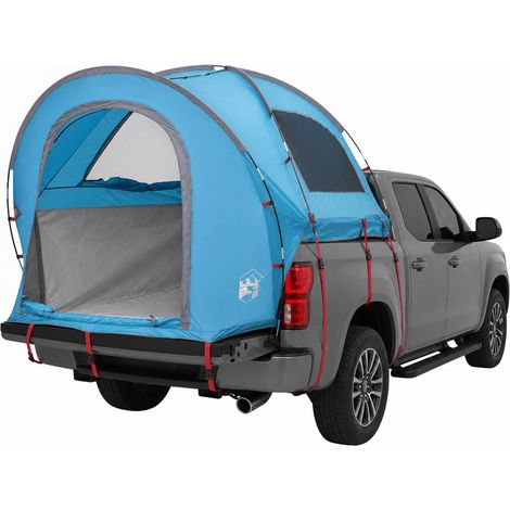 Tente de voiture pliable abri extérieur en polyester et acier bleu 178 x 255 x 181 cm (1/5)