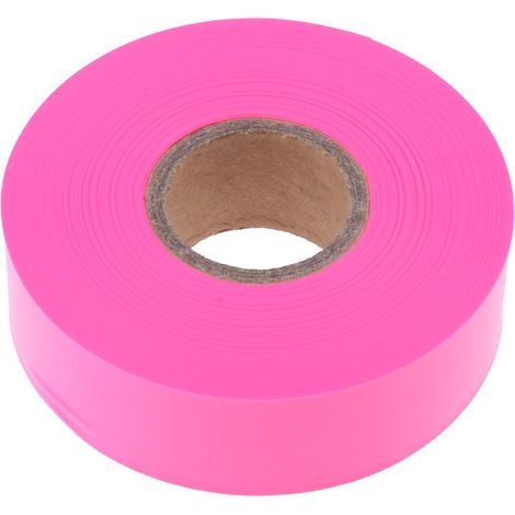 Ruban De Marquage De Sentier De Randonnée De Chasse Haute Visibilité, Ruban Rose X1