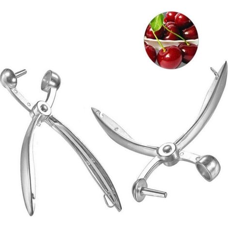 Bardusch-2PCS Denoyauteur a Cerise Olives Pitter Noyaux Extracteur Raisins Cranberries Extracteur de Cuisine Outil Créatif Cuisine Cerise Carottier (1/5)