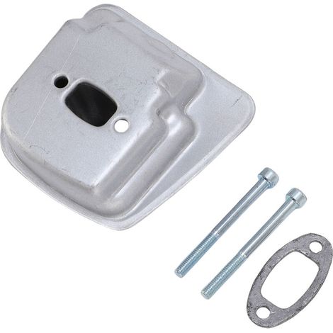 Silenciador compatible para FS55R y FS55 - Pieza de escape de repuesto -Crezuo