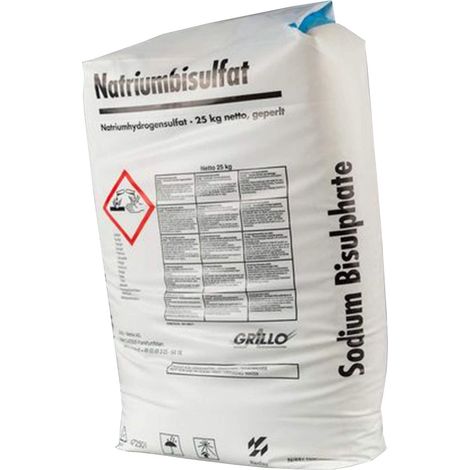 Milo Srl Kg 25 Sodio Bisolfato Ph - Granulare Per Piscine Correttore Riduttore Professionale Azione Rapida (1/2)