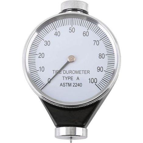Duromètre testeur de dureté pour pneus, caoutchouc, verre, résine, cuir, modèle A/O/D, cadran 0-100, modèle A Crezuo (1/4)
