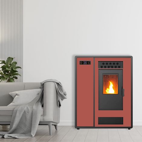 Poêle à granulés Air Slim Astral 12,2 kW Bordeaux Sannover