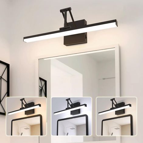 Mirror Wall Light, 12W LED, Telescopic Arm, Aluminum, Bathroom (1/5)