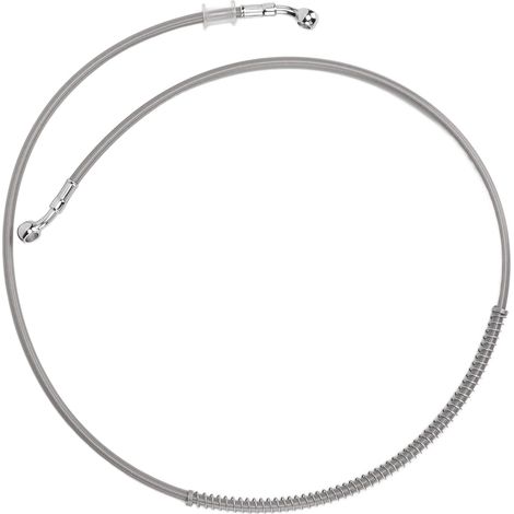 Kit Frein Moto 130cm Durite Acier PVC Tuyau Embrayage Flexible Universel pour Motocyclette (1/5)