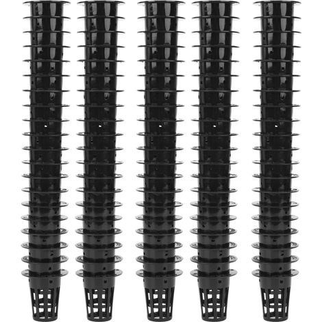 100 pots hydroponiques en filet, diamètre intérieur 2,1 cm, hauteur 3,5 cm, pour culture hors-sol en serre (1/5)