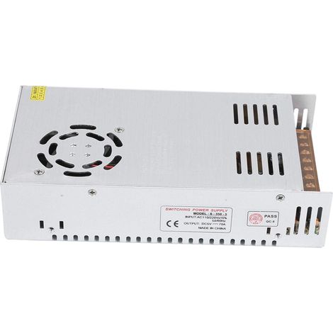 S-350-5 Alimentation à Découpage 5V/70A/350W Alimentation Petit Châssis D'entraînement à Faible Ondulation CC, Transformateur à LED de Automatisation Industrielle (AC 110/220V±15%) (1/2)