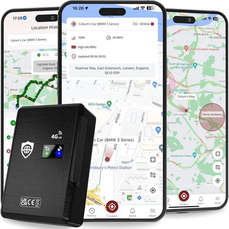 Traceur GPS Magnétique Rechargeable pour Voitures, Camionnettes et Motos. 90 Jours en Veille, Suivi en Temps Réel, Alertes Instantanées, Essai Gratuit d'une Semaine, Carte SIM Incluse (1/5)