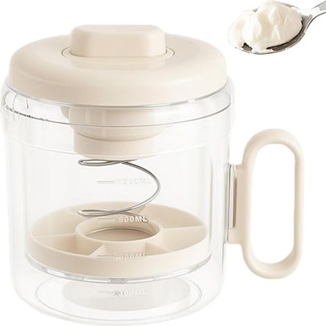 Passoire à fromage, filtre à yaourt à mailles fines avec poignée, appareil de cuisine spécialisé, sac à yaourt réutilisable et filtre lavable au lave-vaisselle pour liquides, lait de lactosérum (1/5)