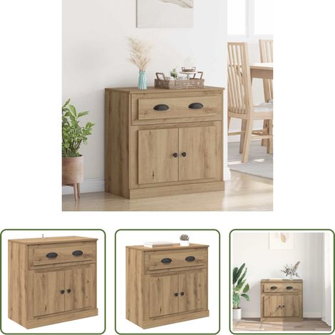 Armoire chêne - Haut Armoire avec tiroir Chêne artisanal 70 x 35,5 x 67,5 cm (1/5)