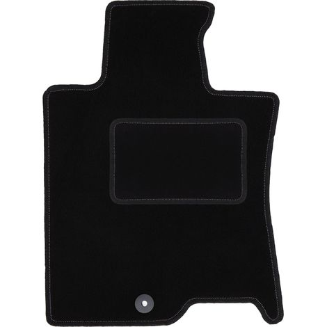 Alfombrilla de conductor negra para Honda Accord VIII sedán, familiar, tourer (2008-2015)