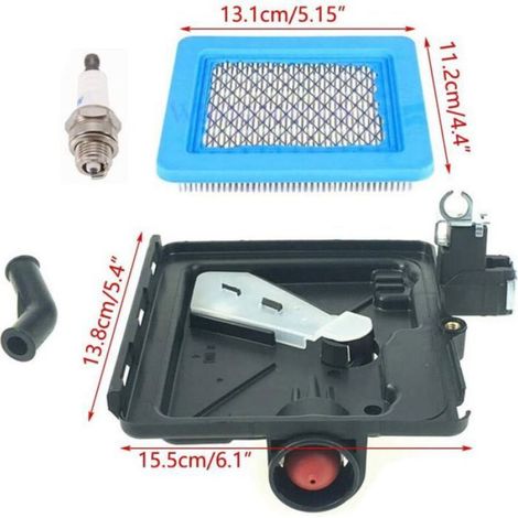 Carburateur - Pour Moteur 4 Temps Briggs & Stratton - Compatible Modèles 124T02 124T05 124T07 126M02 129700 À 12D800 - 1 Pièce (1/5)