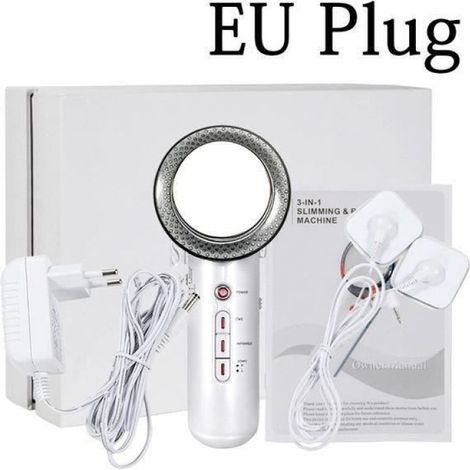 3 en 1 RF ultrasons Cavitation radiofréquence EMS corps minceur masseur Anti - Type WITH BOX EU Plug (1/4)