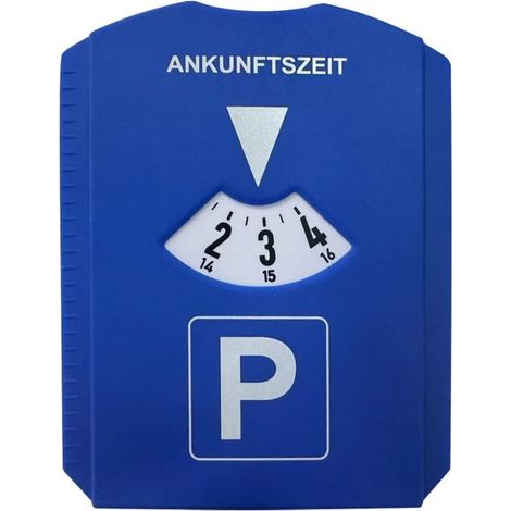 TrendLine Parkscheibe mit Eiskratzer 15 x 12 cm Parkscheibe