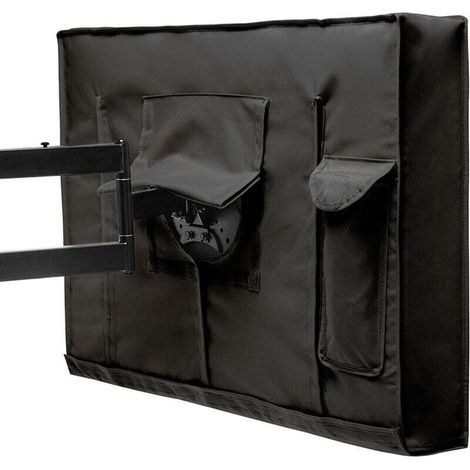 Housse de protection pour écran de télévision résistant aux intempéries - Noir 46-48 Patio Garden