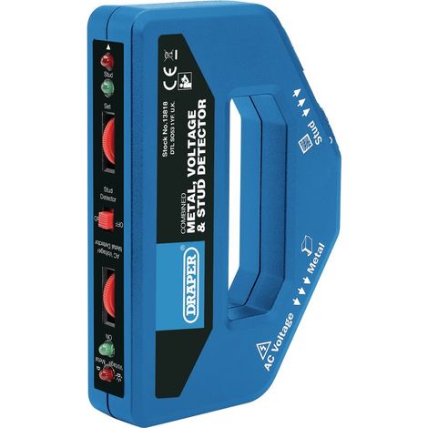 Draper Combined Metal, Cable, Voltage, and Stud Detector – Electrical Detection Tool Model 13818 (1/5)