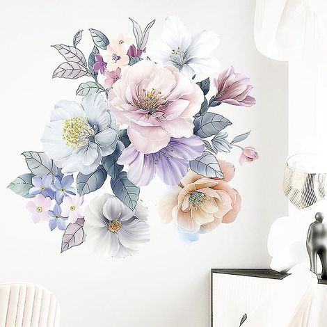 pivoines Littraires Et Romantiques Fleurs De Pivoines Salon Chambre Entre Dcoration Intrieure Stickers Muraux (1/5)
