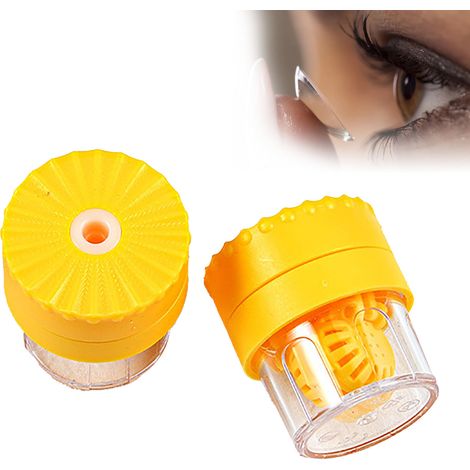 Nettoyeur de Lentilles Portable à Rotation Manuelle - Élimine les Protéines - Compact et Efficace (1/5)