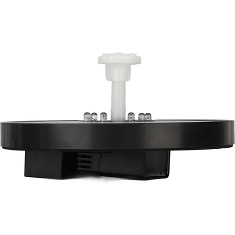 Fontaine solaire pour bain d'oiseaux 3,5 W avec pompe LED RGB et lumières LED colorées pour jardin, petit bassin, piscine extérieure, aquarium (1/5)