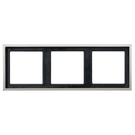 Jung Cornice 3fach, LS 990, IP 44, acciaio inox, montaggio verticale e orizzontale ES 2983