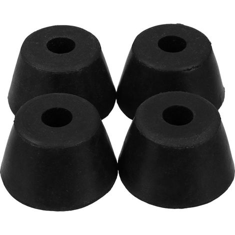 CCYKXALot de 4 Patins en Caoutchouc 30 Mm Antidérapants pour Pieds de Machine, Amortisseurs Vibration Compatibles Lave-linge et Climatiseur (1/5)