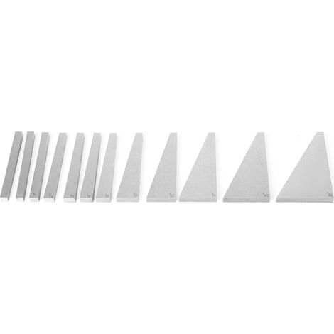 12 blocs d'angle en acier au manganèse, outil de mesure de haute précision pour tour d'usinage. (1/5)