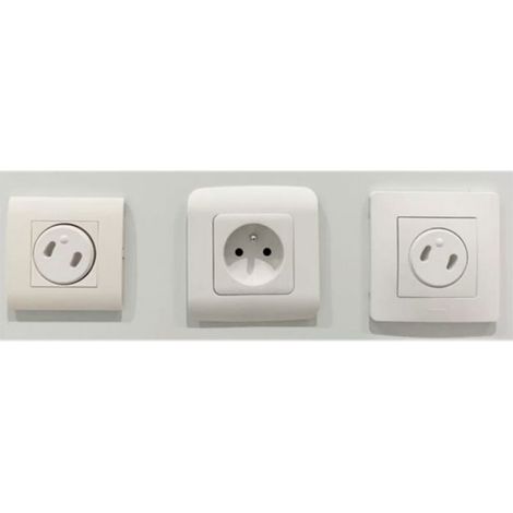 Cache Prise - Protection Électrique Enfant Sans Clé Ni Adhésif - Pour Prises Standard UE - Lot De 20 (1/4)