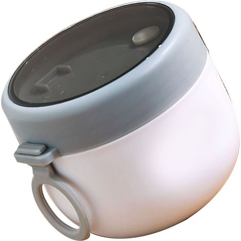Bol petit-déjeuner isotherme acier inoxydable 304 couvercle cuillère pot lait soupe école bureau portable contenant bouillie blanc (1/5)