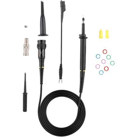 Sonde haute tension pour oscilloscope P4250, rapport de réduction 100:1, 2 kV, 250 MHz, pinces crocodiles, cordons de test BNC