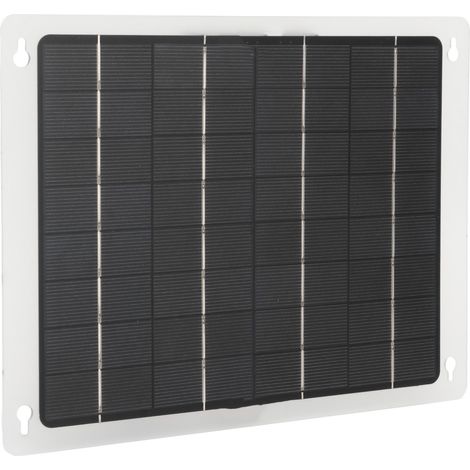Panneau solaire 12V 20W polycristallin avec chargeur batterie, double port USB et câble OBD pour recharge voiture camping-car (1/5)