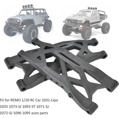 2 pièces Bras de Suspension en Plastique pour Voiture RC 1:10, Compatible avec Modèles REMO 1031-Lipo 1035, Pièces de Rechange RC (1/3)