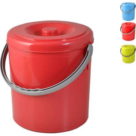 pattumiera con coperchio staccato da 15 litri