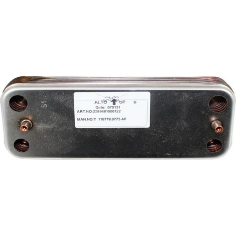Intercambiador de placas Ariston microgenus 23mff 172x42mm tornillo 166mm