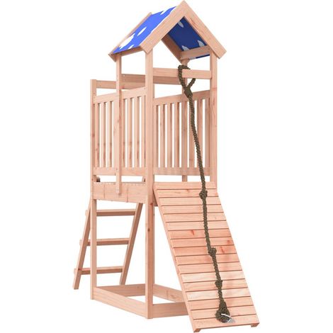 Aire de jeux d'extérieur，Maisonnette de jeu，Maison enfant bois massif de douglas CFW50490