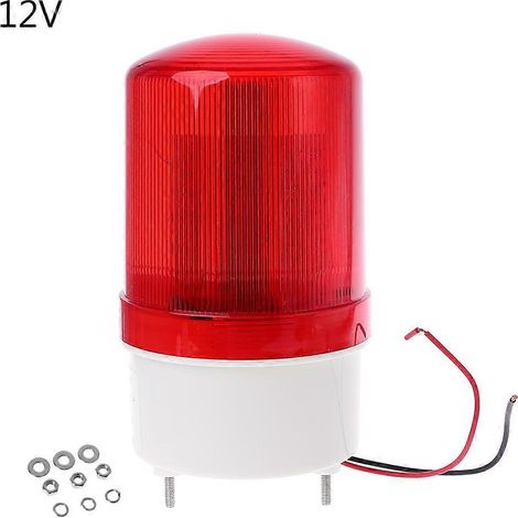 Lampe d'alarme LED 220V/12V/24V, signal sonore, stroboscope rotatif, clignotant (1/5)