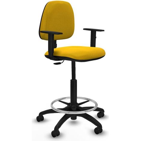 Piqueras y Crespo Isso High Office Stool Adjustable Backrest (1/3)