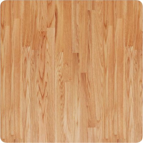 Dessus de table  Dessus de bureau  Plateau de table carré Marron clair 70x70x4cm Bois chêne traité