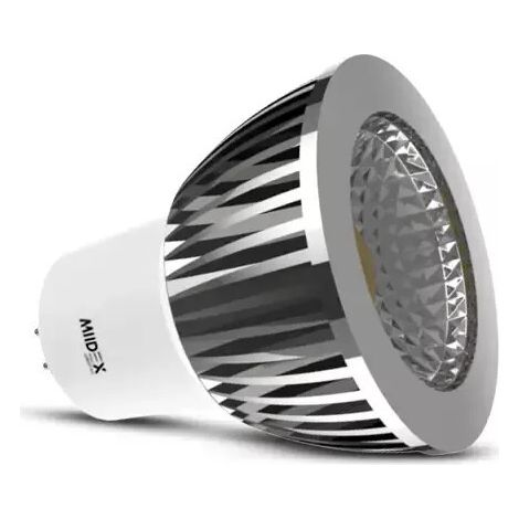 Ampoule LED GU5.3 Spot 5W 4000K Dimmable Aluminium 75 Miidex Lighting® (1/2)