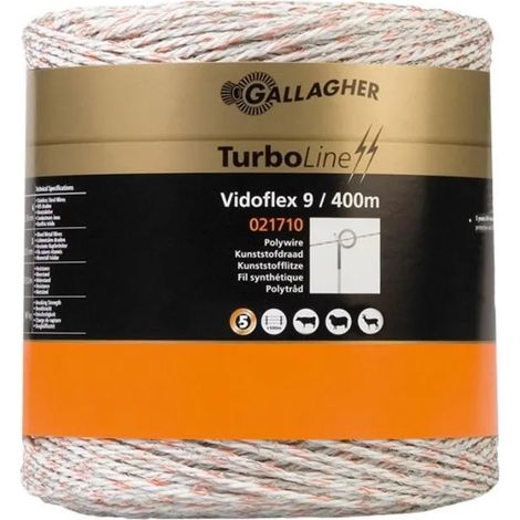 filo protettivo gallagher vidoflex turboline plus resistenza 98 kg lunghezza 500 m