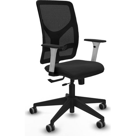 Chaise de bureau piqueras y crespo Motilla blanc support lombaire ajustable (1/2)