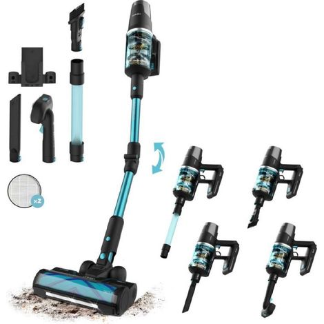 Cecotec Aspiradora Escoba sin Cable Conga Rockstar RX50 Pet Flex X-Treme. 300AW, 750W, 30kPa, Cepillo Hairless XL (1/5)