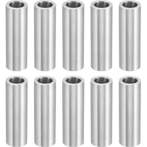 Entretoises en Aluminium M8, 10 Pièces Entretoise en Métal en Aluminium 8,2 mm Id x 12 mm Od x 38 mm L Entretoise en Aluminium à Vis à Tête Ronde Pour Vis de 5/16" Ou M8 (1/5)