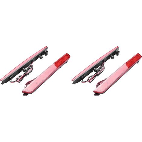 4 feux arrière de pare-chocs pour voitures, feux de freinage, clignotants, feux de brouillard de nuit pour 3 2004-2009