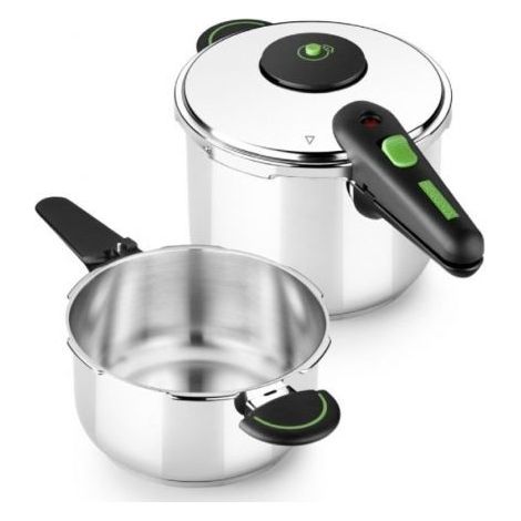 Pack 2 ollas a presión Monix Presto M911005 4L+6L inducción  Oferta exclusiva