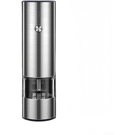 Moulin à poivre électrique, inox, rechargeable, USB (1/5)