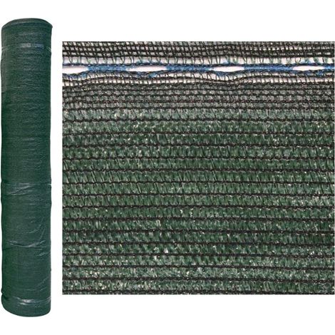 Rete ombreggiante frangivista verde scuro 90% frangivista h 4 x 100 metri verdemax